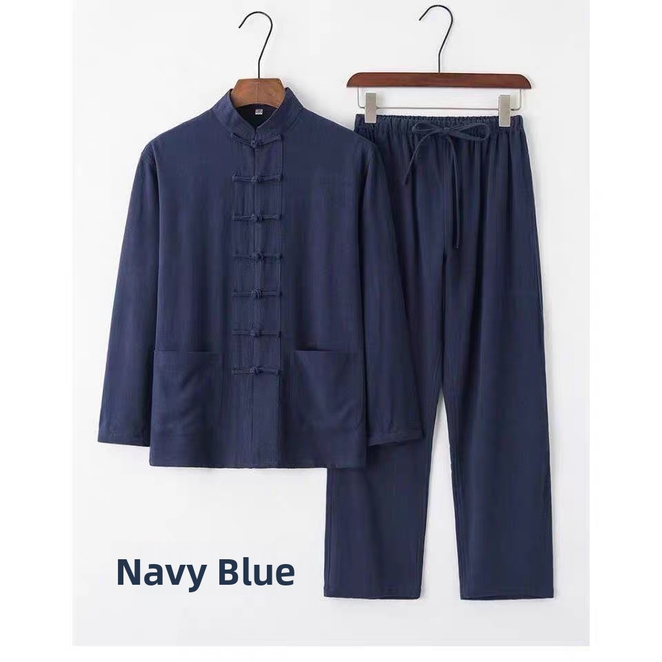 Mens Linen Shirt Long Sleeve - 새로운 2026년형 면마 혼방 중국풍 긴팔