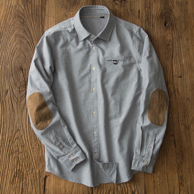 Oxford Cotton Casual Shirt Business - 옥스포드 레트로 셔츠, 일본 비즈니스 캐주얼,