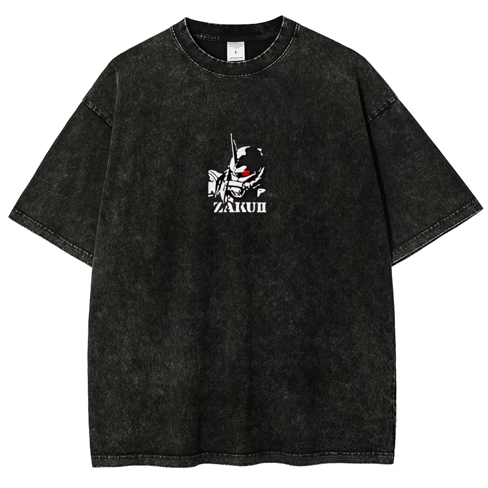 자쿠 II 티셔츠 차르 아즈나블 남성 빈티지 애시드 워 - Acid Wash Vintage Graphic T Shirt 리뷰 및 가격