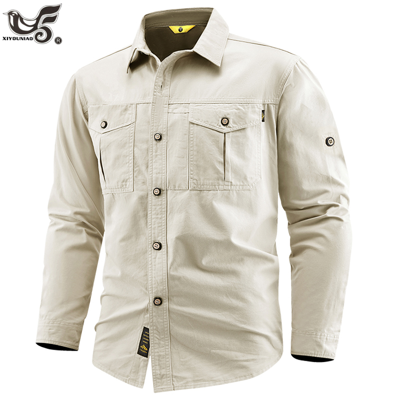 비즈니스 밀리터리 셔츠 남성 전술 긴팔 봄 가을 고품질 - Tactical Military Shirt Cargo 리뷰 및 가격