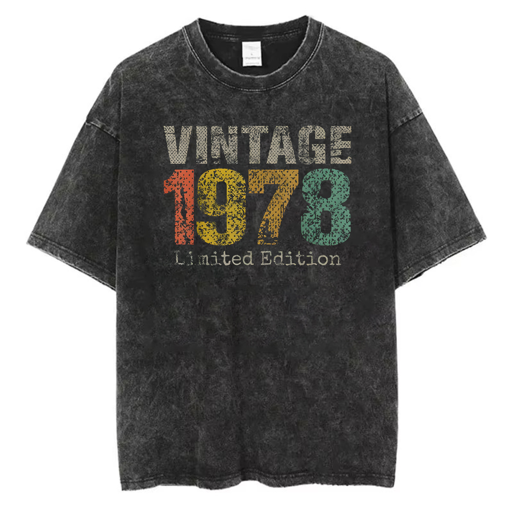 1978년 한정판 티셔츠 워싱 코튼 그래픽 티 여성 빈 - Acid Wash Vintage Graphic T Shirt 리뷰 및 가격
